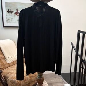 Theory Long Sleeve Dress Polo